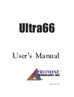 Promise Technology Ultra66 User Manual preview