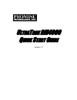 Preview for 1 page of Promise Technology ULTRATRAK RM4000 Quick Start Manual