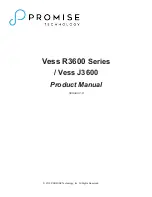 Promise Technology Vess J3600 Product Manual preview