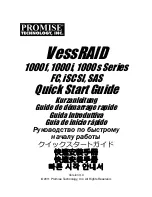 Promise Technology VessRAID 1000f Series Quick Start Manual preview