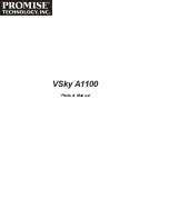 Promise Technology VSky A1100 Product Manual preview