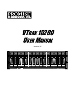 Promise Technology VTRAK 15200 User Manual preview