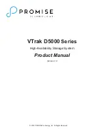 Promise Technology VTrak D5000 Series Product Manual preview
