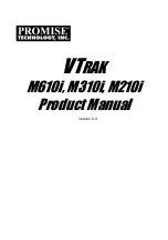 Promise Technology VTRAK M210i Product Manual preview