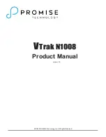 Предварительный просмотр 1 страницы Promise Technology VTrak N1008 Product Manual