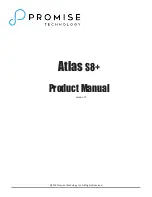 Promise Atlas S8+ User'S Product Manual preview