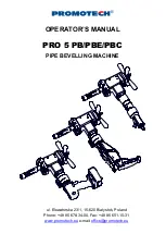 Preview for 1 page of Promotech PRO 5 PB Operator'S Manual