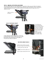 Preview for 3 page of Prompter People ProLine FreeStand Setup Sheet