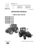 PRONAR PRONAR 5110 Operator'S Manual preview