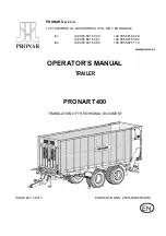 PRONAR PRONAR T400 Operator'S Manual preview