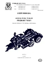 Preview for 1 page of PRONAR T185/1 User Manual