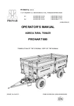 Preview for 1 page of PRONAR T680 Operator'S Manual