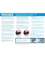 Предварительный просмотр 2 страницы PRONEX Pneumatic Cervical Traction Instructions For Use