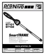 Предварительный просмотр 1 страницы PRONIVO SmartTRAK ST101 Manual