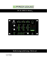 Pronomic DX-26 MKII Manual предпросмотр