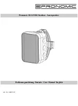 Preview for 1 page of Pronomic OLS-5 BK User Manual