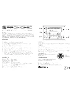 Pronomic PDI-10 Manual preview