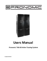 Pronomic TAS-18 User Manual предпросмотр