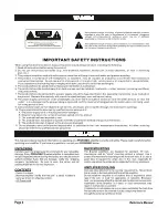 Preview for 4 page of Pronomic X-1400 Owner'S Manual