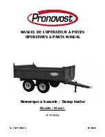 pronovost P-516/3S Operator'S & Parts Manual preview