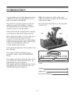 Preview for 5 page of pronovost P-860IV Operator And Parts Manual