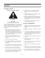 Preview for 6 page of pronovost P-860IV Operator And Parts Manual