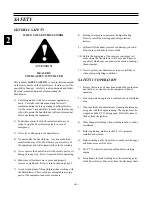 Preview for 6 page of pronovost P-INV-74 Operator'S & Parts Manual