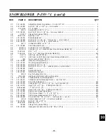 Preview for 21 page of pronovost P-INV-74 Operator'S & Parts Manual