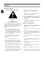 Preview for 6 page of pronovost PGS-1020TRC Operator'S & Parts Manual