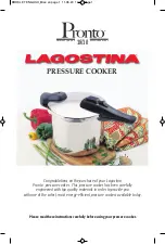 Preview for 1 page of Pronto Lagostina Manual