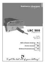 Proosten Electronics Profline LBC 500 User Manual предпросмотр