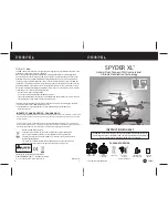 Propel RC Spyder XL Instruction Booklet preview