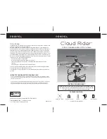 Propel Trampolines Cloud Rider Instruction Booklet preview