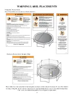 Preview for 5 page of Propel Trampolines KTS15-BE User Manual