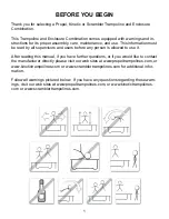 Preview for 6 page of Propel Trampolines KTS15-BE User Manual