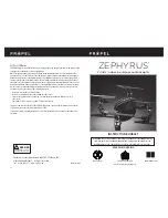 Propel Trampolines ZEPHYRUS Instruction Booklet preview