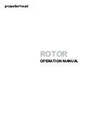 Propellerhead ROTOR Operation Manual preview