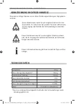 Preview for 4 page of Prophete 2960 Operating Instructions Manual