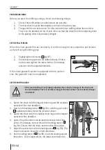 Предварительный просмотр 152 страницы Prophete REX BIKE Operating Instructions Manual