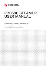 Propress PRO580 User Manual preview