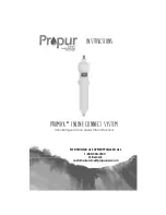 Propur ProMax PM100-IC Instructions preview