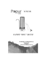 Preview for 1 page of Propur ProMax PMC3000 Instructions