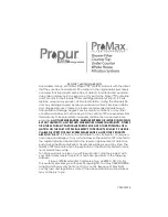 Preview for 4 page of Propur ProMax PMC3000 Instructions