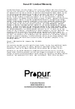 Предварительный просмотр 2 страницы Propur Scout II Instructions