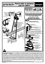 Preview for 8 page of Prorack 8062003 Assembly Manual