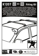 Prorack K1207 Fitting Instructions Manual preview