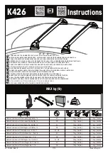 Preview for 1 page of Prorack K426 Instructions Manual