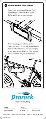 Preview for 2 page of Prorack PR3501 Installation Instructions