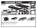 Prorack VOYAGER TRAY Manual preview