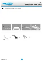 Preview for 1 page of Prorack WHISPBAR S45 Fitting Instructions For Basic Carrier